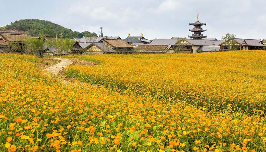 无锡拈花湾大禅堂临建